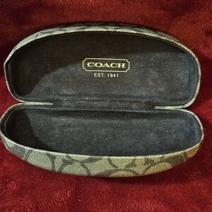 Coach Brown Eyeglass Case
